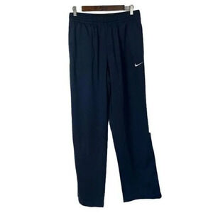Nike Basketball Navy & White Y2K Bootcut Athletic Pants M